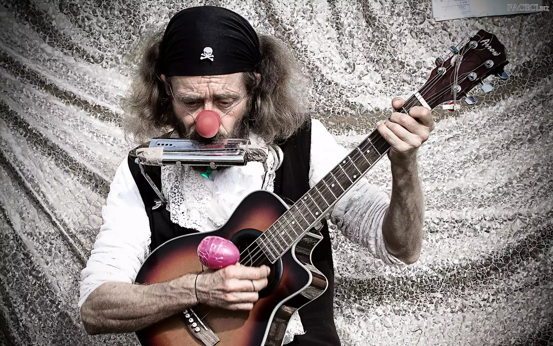 Gitara, Ustna, Klaun, Harmonijka